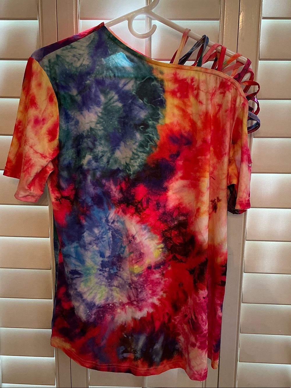Vibrant Multicolor Tie-Dye Tee